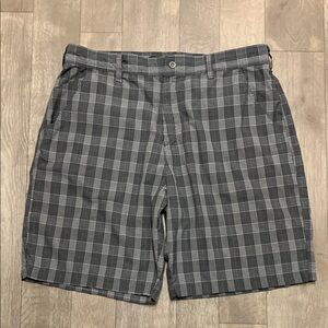 Mens Billabong Plaid Casual‎ Lightweight Chino Shorts